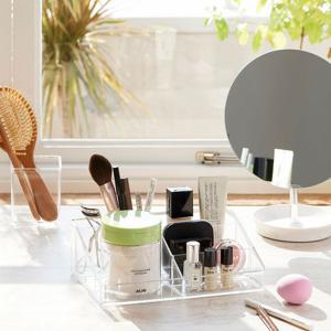 투명 깔끔 아크릴 칸칸 화장품 수납함