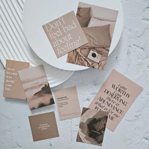 레터링 인테리어 포스터 엽서 세트 15P  다이어리꾸미기 촬영소품 오브제