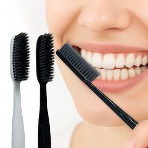 큰칫솔 미백 화이트닝 비장탄 숯 성분 왕칫솔