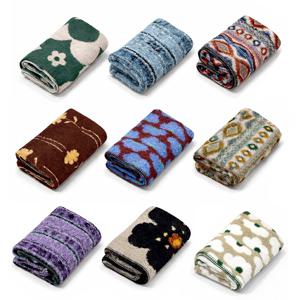 빈티지 테리 담요 블랭킷 두꺼운 소파 무릎 캠핑 담요
