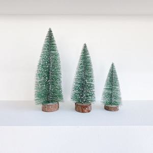 크리스마스 미니트리 만들기 세트 소형 작은 트리 테이블 센터피스 소품