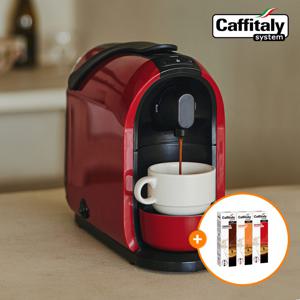 카피탈리시스템 레미 머신 (S24)-체리 레드 캡슐커피머신 + 에카페 3종