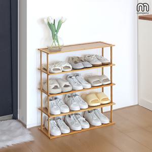 도프 현관 신발장 틈새 신발 정리대 거치대 선반 원목 정리함 슈즈렉 슬림 수납장