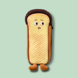 초코식빵 모양 필통 파우치