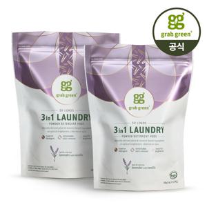 3in1 캡슐 세탁 세제 50개입, 라벤다향, 2개