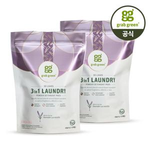 3in1 캡슐 세탁 세제 30개입,  라벤다향, 2개