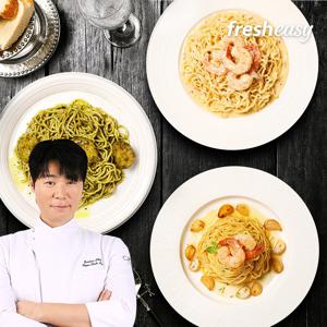 쵸이닷추천 SET (새우봉골레+가리비바질+쉬림프크림)