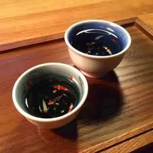 연못 한 잔 술잔 이사 결혼 신혼부부 집들이 선물 소주잔 예쁜 사케잔 도자기