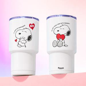 스누피 하트 스텐 텀블러 600ml