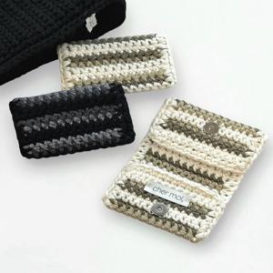 더블월렛 손뜨개 6colors 뜨개지갑 가을 겨울 니트 카드지갑 핸드메이드 선물