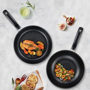 [1+1] 올 뉴 컴포트 다이아몬드 IH 인덕션 후라이팬 궁중팬 유리뚜껑 골라담기