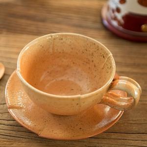 이천도자기 수 접이 도자기 커피잔 받침 세트 300ml 선물용 찻잔 다기 다도구