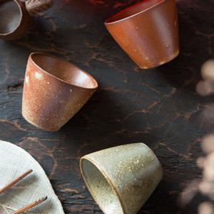 이천도자기 분청 전통 찻잔 7.5cm 선물용 술잔 다기 다도구