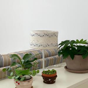 이케아 조명 링스타 커버 19cm 스노우니트 / 조명갓 전등갓 램프쉐이드 카페조명