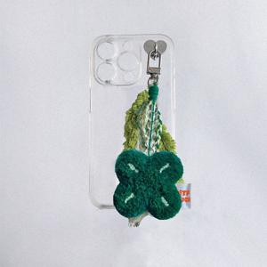 Clover Keyring 네잎클로버 터프팅 폰키링 키홀더