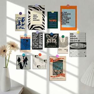 볼드 인테리어 포스터 엽서 세트 15P  다이어리꾸미기 촬영소품 오브제