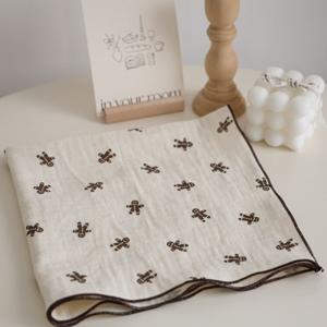 면100 이중거즈 손수건 초코쿠키