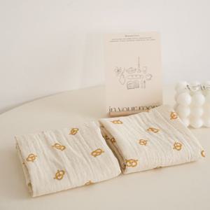 면100 이중거즈 손수건 프레첼