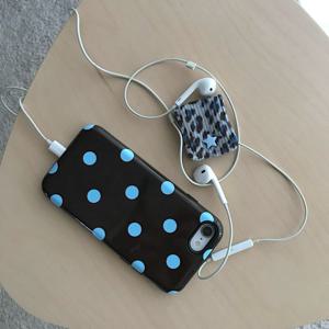 코튼캔디 레오파드 이어폰, 케이블 홀더 - 3 colors (선정리 줄감개)