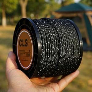 캠핑 반사 로프 스트링 4mm 50m 텐트 타프 끈 로프