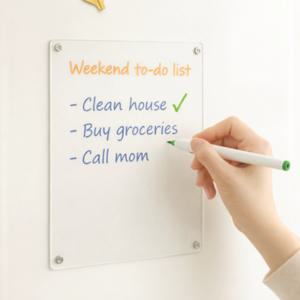 냉장고 현관문 아크릴 자석 마그넷 메모 보드