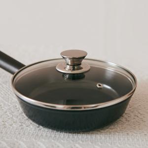 베이직 스텐 노브 유리뚜껑 16~32cm 후라이팬 냄비 뚜껑
