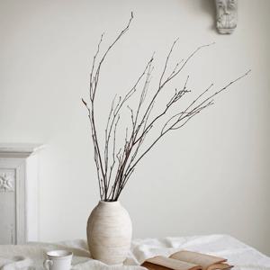 천연 꽃눈 나무 가지  드라이 플라워 80cm 줄기 식물 생화 넝쿨 장식 인테리어 조화