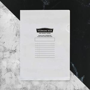 워커스박스 L자 파일홀더 A4 반투명 10장 세트