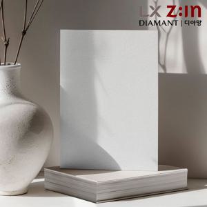 프리미엄 디아망 PR034-01 리얼 회벽 매트 화이트 만능풀바른벽지 실크벽지