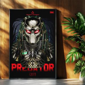 영화포스터 프레데터 흉상 일러스트포스터 인테리어포스터