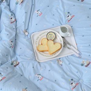 국내생산 캐릭터 사계절 양면 차렵이불세트 먼지없는 깨끗한 침구 (이불+베개커버+패드)