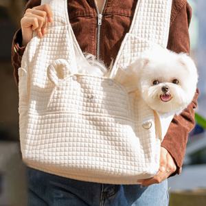 곰돌이 크로스 포대기 이동 앞가방