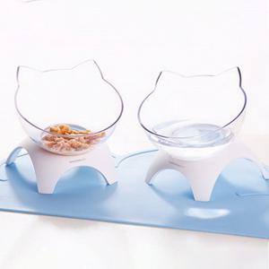 캣이어즈 경사형 투명 보울 식기