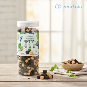 웰니스 베리가득 져키 키위+블루베리+요거트 1000g 강아지간식 비타민 항산화 유산균