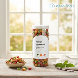 웰니스 영양가득 져키 브로콜리+단호박+연어 1000g 강아지간식 피부 모질 관절근육 면역력