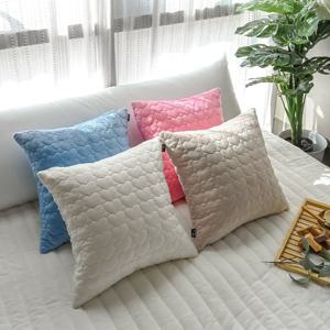 하트누빔소프트 퍼 벨로아 극세사 쿠션 방석 4colors, 5size