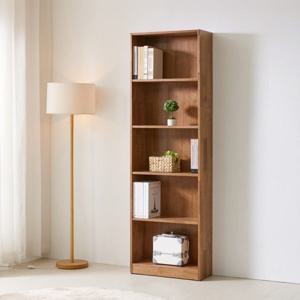 오세르 고무나무원목 월넛책장(600,800,1000) BFF-9992