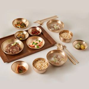 방짜유기 예단 2인 반상기 식기세트