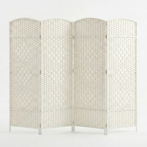 심비오시스 라탄 파티션 화이트 인테리어 공간분리