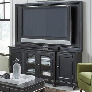 엔틱수입가구 원목 블랙 도어형 유리콘솔 티비장 i07-272B 선반수납장