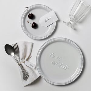 블랑 라비에 접시 (소 1P+대 1P)