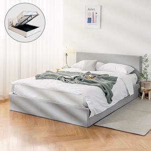 코지코튼 리프트업 수납 패브릭 침대프레임 SS/Q 2colors