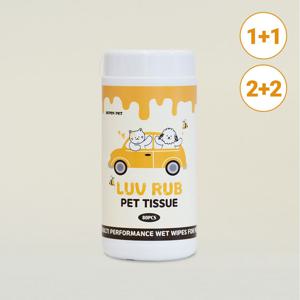 럽럽 펫티슈 강아지 고양이 차량용 물티슈