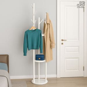 인테리어 미니 스탠드 행거 드레스룸 틈새 행거 원목 옷걸이 모자 가방 걸이 원룸