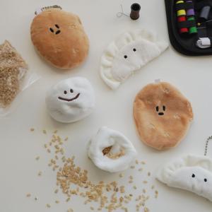 핫팩 인형 키링 DIY 손난로 만들기 - 전자레인지 사용 현미 주머니 감자 모찌 만두