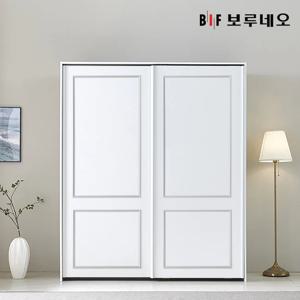 쥬피터 E0 웨인스코팅 슬라이딩 키큰 옷장 2300 선반형(2도어)