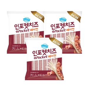 인포켓치즈 베이컨 20g*21개