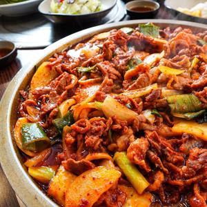맛집탐방_울산 솔밭 대표메뉴 오리불고기 900g