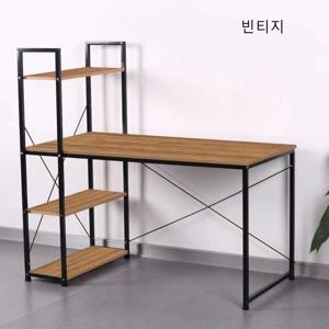 선반형 책상 책장 일체형 테이블 사무용 컴퓨터 서재 데스크 노트북 책상 학생 공부