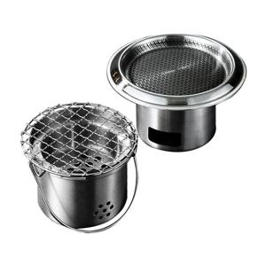 캠핑 미니 화덕 화로대 풀세트 스텐 개인용 백패킹